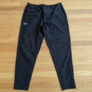 Under Armour joggers.